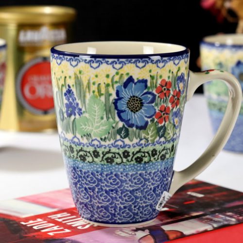 Kubek D05 o pojemności 300 ml dekoracja U4595 Ceramika Bolesławiec